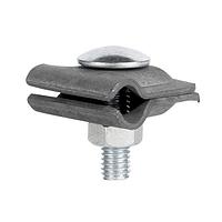 Зажим прута универсальный малый (пластина 30х30 мм) HZ EKF