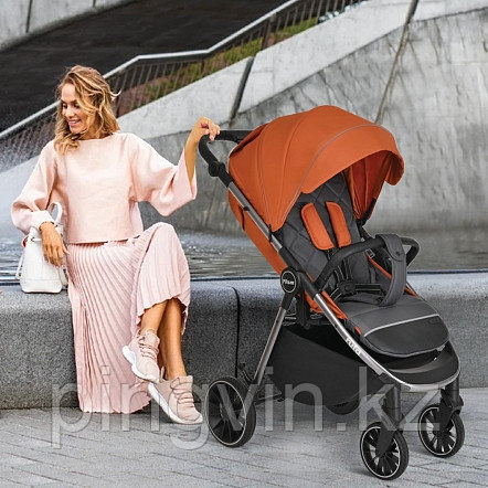 PITUSO Коляска детская RUTA (прогулочная),Orange/Оранжевый/чехол на ножки/PU, фото 1