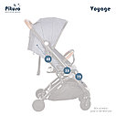 PITUSO коляска детская прогулочная VOYAGE BLUE джинсовый, фото 9