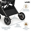 PITUSO коляска детская WICKI (прогулочная)Black/Черный/PU, фото 5