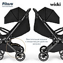 PITUSO коляска детская WICKI (прогулочная)Black/Черный/PU, фото 10