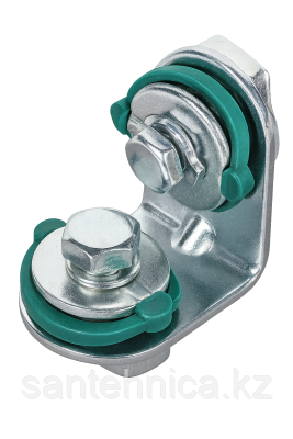 Уголок 90°, 2 отверстия, 2 монтажные гайки (8/96), фото 1