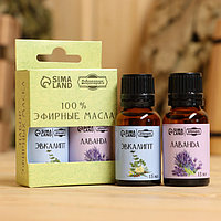 Добропаровъ - Набор эфирных масел 2 шт. "Лаванда, Эвкалипт" по 15 мл