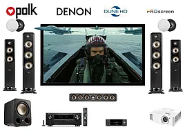 Комплект «Домашний кинотеатр 4K Premium Dolby Atmos: Denon, Polk Audio 7.1"