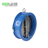 Обратный  клапан ДУ 50 РУ 16 чугун 2/ств м/фл ств/чуг