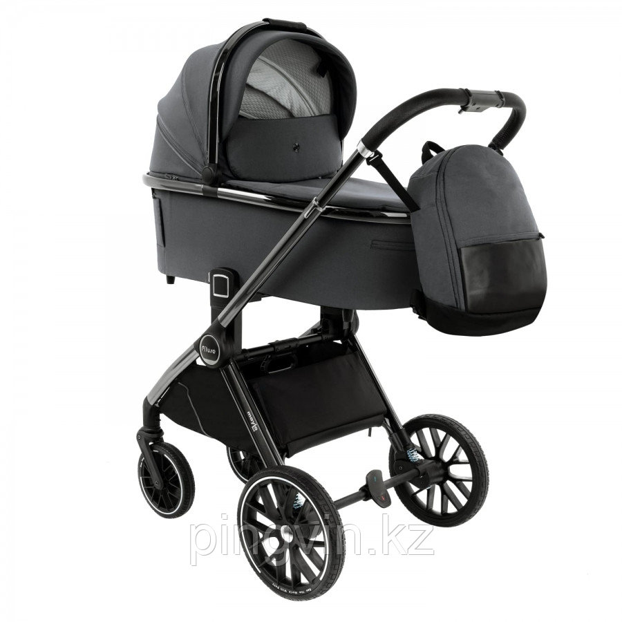 PITUSO Коляска 2 в1 Mayla Lux короб+прогулка Dark Grey, фото 1