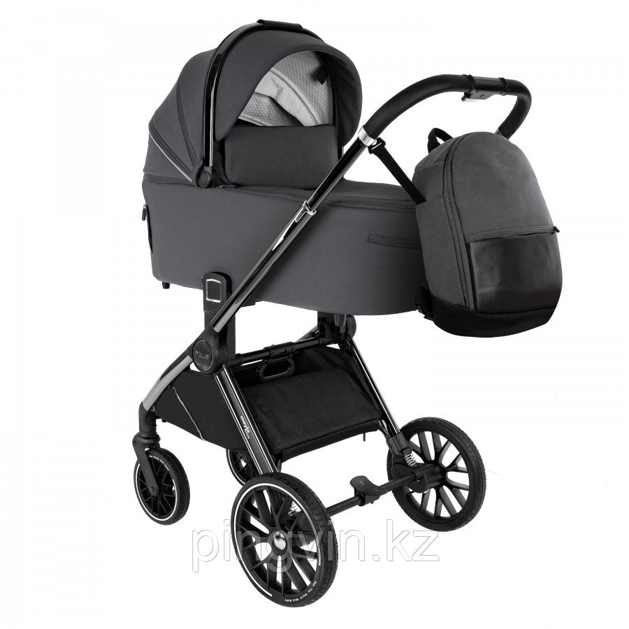 PITUSO Коляска 2 в1 Mayla Luxury короб+прогулка Dark Grey, фото 1