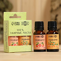 Добропаровъ - Набор эфирных масел 2 шт "Грейпфрут, Мандарин" 15 мл