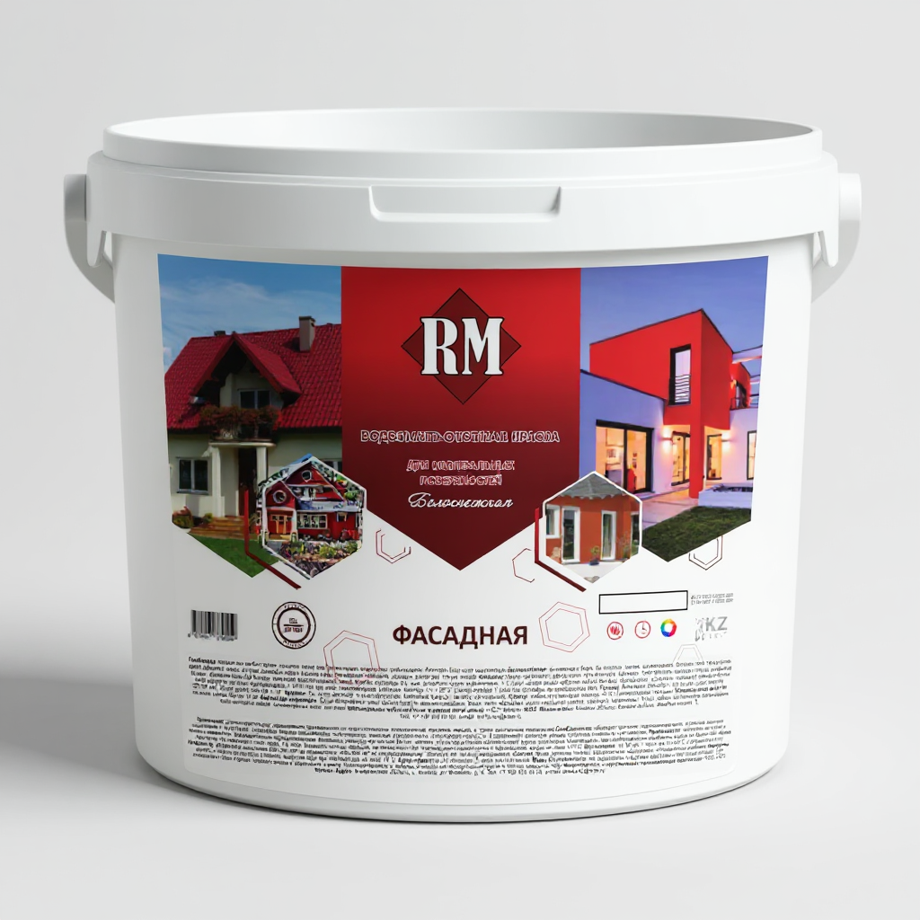 Краска фасадная RM 7 кг - фото 1 - id-p127657189