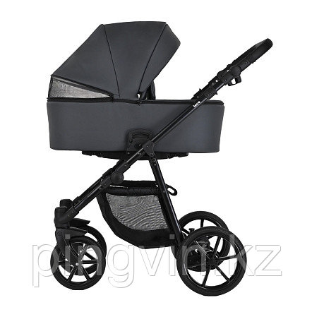 PITUSO Коляска 2 в1 Tossa короб+прогулка Кожа/Dark Grey, фото 1
