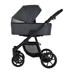 PITUSO Коляска 2 в1 Tossa короб+прогулка Кожа/Dark Grey