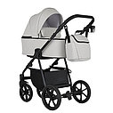 PITUSO Коляска 2 в1 Tossa короб+прогулка Кожа/Light Grey, фото 3
