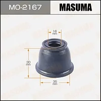 MO-2167 Пыльник на рулевой наконечник MITSUBISHI PAJERO V93W V73W, MASUMA, 16x35x31