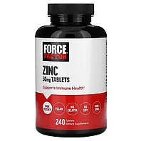 Цинк, 50 мг, 240 таблеток, Force Factor