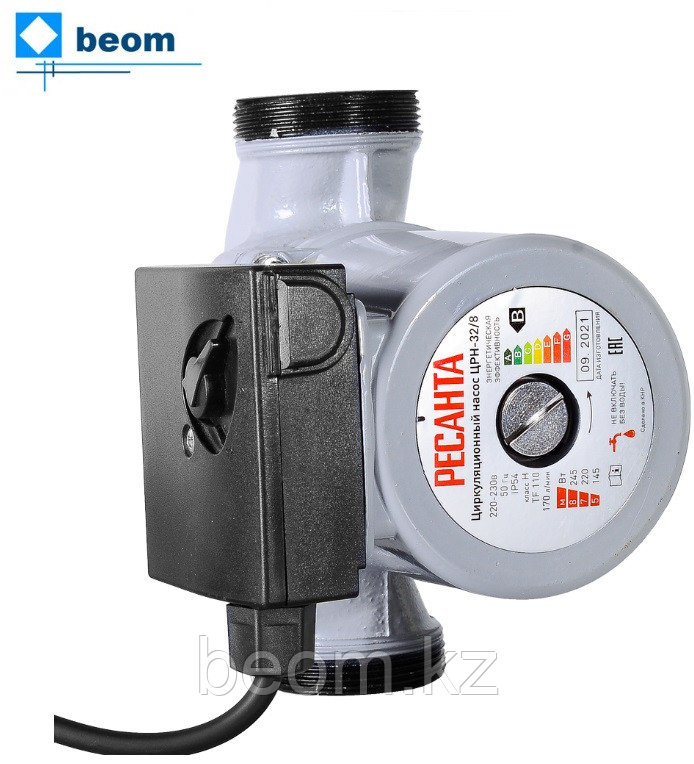 Циркуляционный насос Ресанта ЦРН-32/8 (Ø 32 мм | Мощность, Вт 145/220/245 | 7.8 м3/час | Напор, м 5/7/8), фото 1