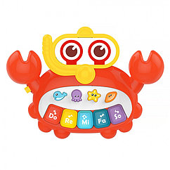 HUANGER Игрушка развивающая - Пианино Краб,18*3,6*13 см