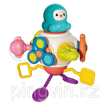 PITUSO Развивающий центр (бизиборд) Space Busy Cube,17,5*17,5*15см, фото 1