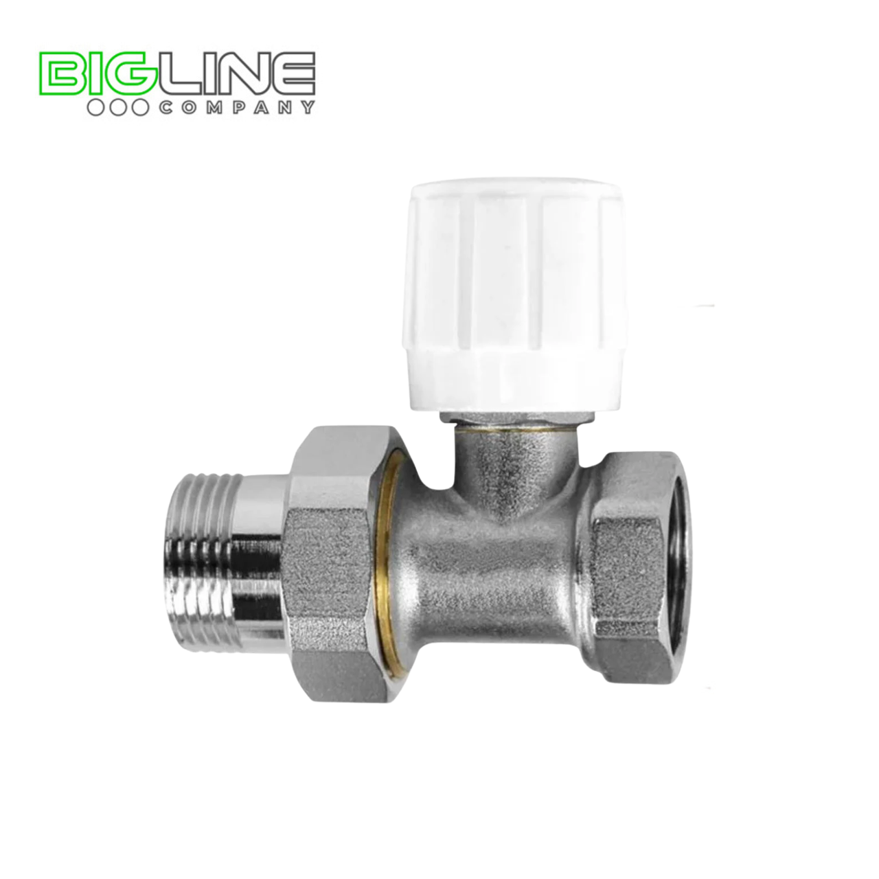 Клапан регулирующий для радиаторов прямой Ду 1/2 Aqualink