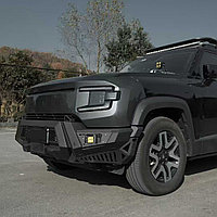 Передний силовой бампер доп. фарами для Changan Deepal G318 2024+ Чанган Дипал стальной бампер защитный обвес