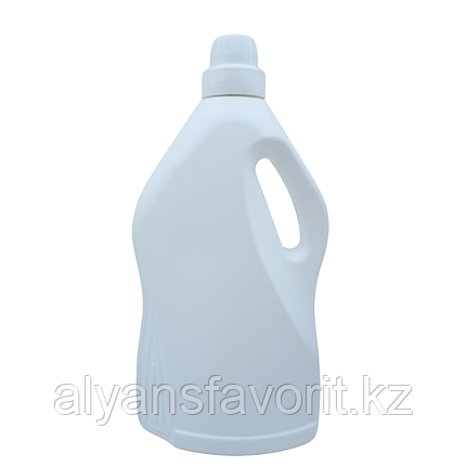 Флакон с ручкой 4 литра с крышкой (ПНД) диаметр горла 55 мм., фото 1