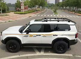 Укороченная платформа на крышу с лестницей для Toyota Land Cruiser Prado 250 LC250 2024+ Тойота крузер крузак органайзер обвес