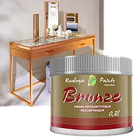Эмаль декоративная "Raduga" BRONZE (перламутр) 0.9л, , шт