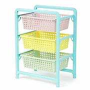 Этажерка для игрушек 3 секции М8676