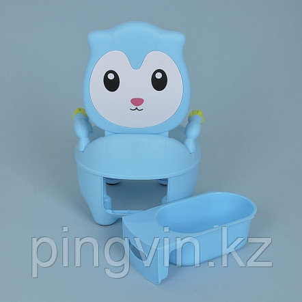 PITUSO Детский горшок КОТЕНОК Голубой BLUE 36,5*31,5*46 см, фото 1