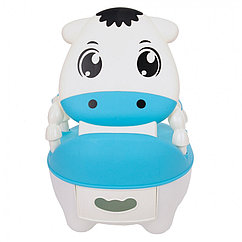 PITUSO Детский горшок ТЕЛЕНОК  Голубой BLUE 31,5*22*36 см