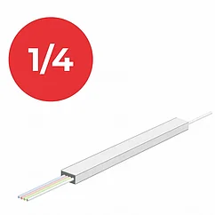 Оптический cплиттер PLC 1x4 неоконцованный, 1m, Ø 0.9mm