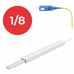 Оптический cплиттер PLC 1×8, SC/UPC 1m, Ø 0.9mm