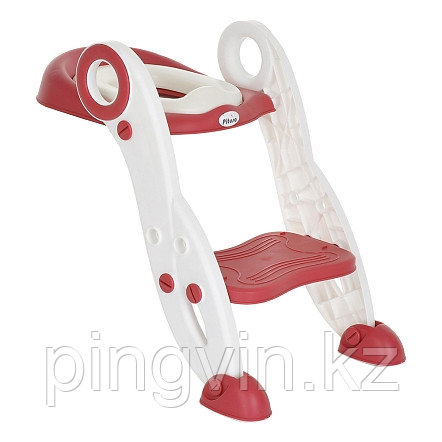 PITUSO Сиденье для унитаза с лесенкой и ручками Red/Красный,38*48*63 см, фото 1