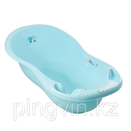 ТЕГА Ванна овальная со сливом 102см DOG and CAT (ПЁС и КОТ) голубой, фото 1