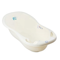 ТЕГА Ванна овальная со сливом 102см DOG and CAT (ПЁС и КОТ) желтый