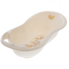 ТЕГА Ванночка 102см слив TEDDY (МИШКИ) бежевый