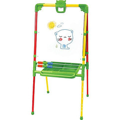 НИКА Доска знаний-мольберт Растущий двусторонний Желто-Красный