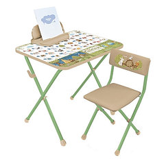 НИКА Набор мебели Азбука (стол + мяг стул) h580