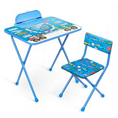 НИКА Набор мебели Азбука (стол + мяг стул) h580