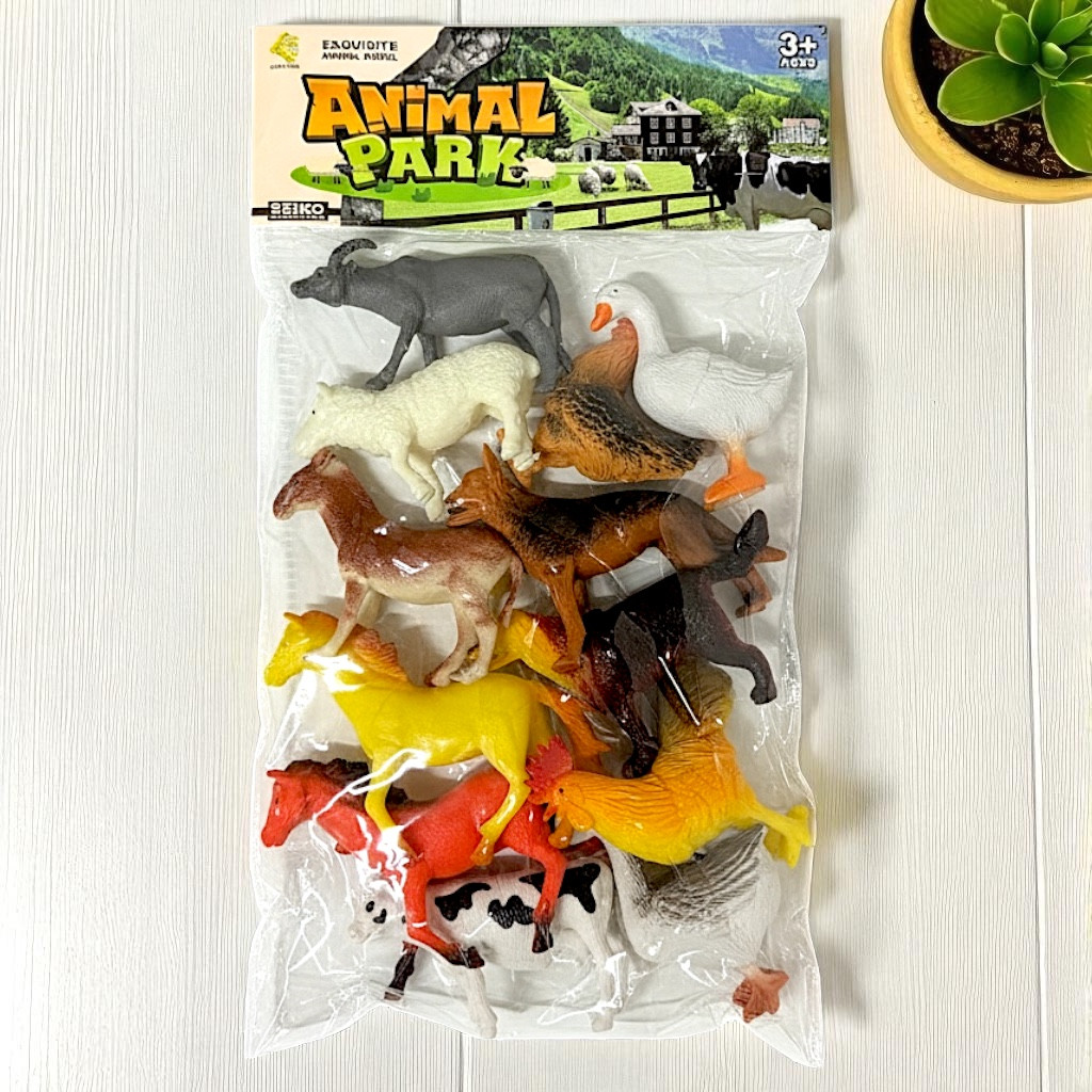 812 Домашние животные набор 12 фигурок Animal Park 43*21см, фото 1