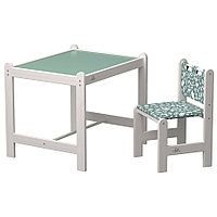 ГНОМ Набор детской (игровой) мебели (стол+стул) Hobby-2 Зеленый