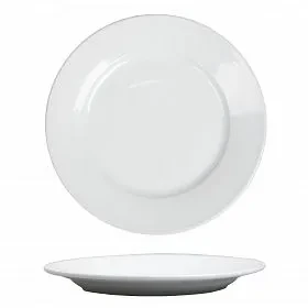 Тарелка классическая,белая d=18 см Glory P.L., фото 1