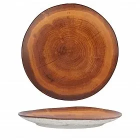 Тарелка d=23 см, фарфор P.L. cерия  WOOD-FUSION, фото 1