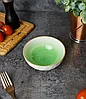 Салатник 13*13*4,5см, 380 мл, фарфор,зеленый цвет The Sun P.L., фото 2