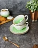 Чайная пара 240 мл,фарфор,зеленый цвет The Sun P.L., фото 2