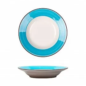 Тарелка глубокая d=20 см,200 мл, серия Blue Rim-Kids  P.L., фото 1