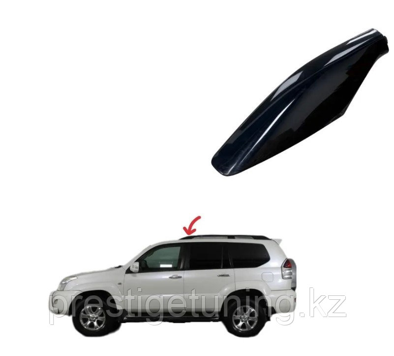 Крышка рейлинга на Land Cruiser Prado 120 2003-09 передняя левая (FL), фото 1