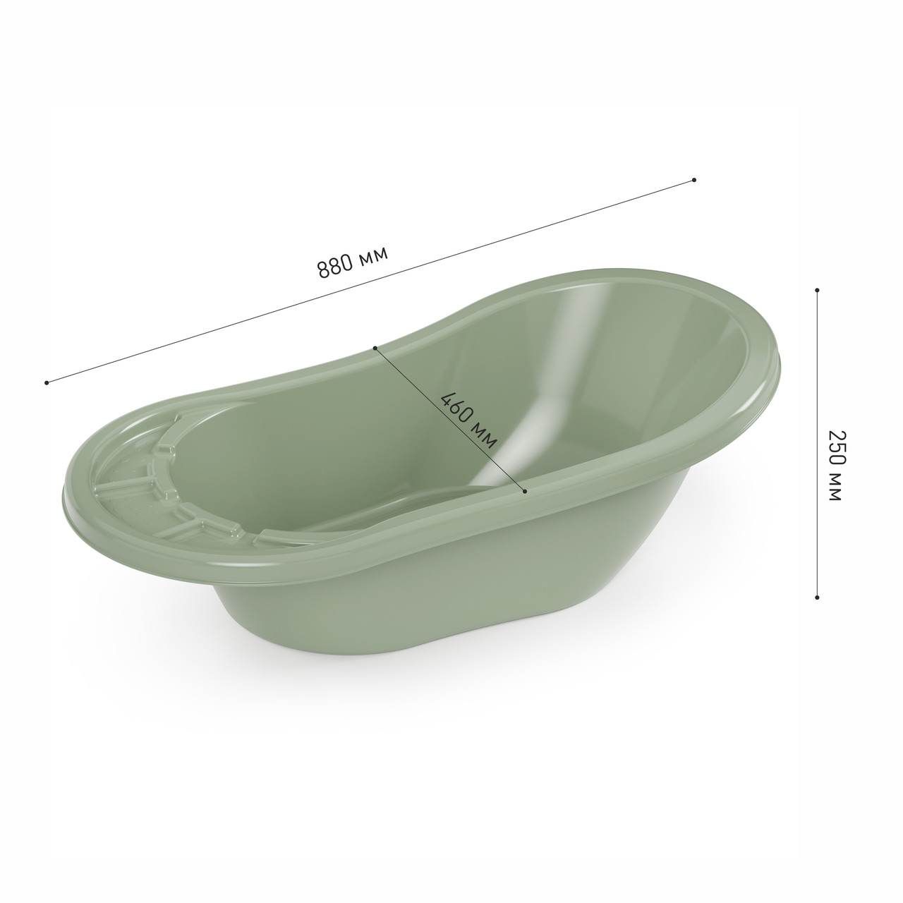 Ванночка детская "Карапуз" зеленый Альтернатива, фото 1