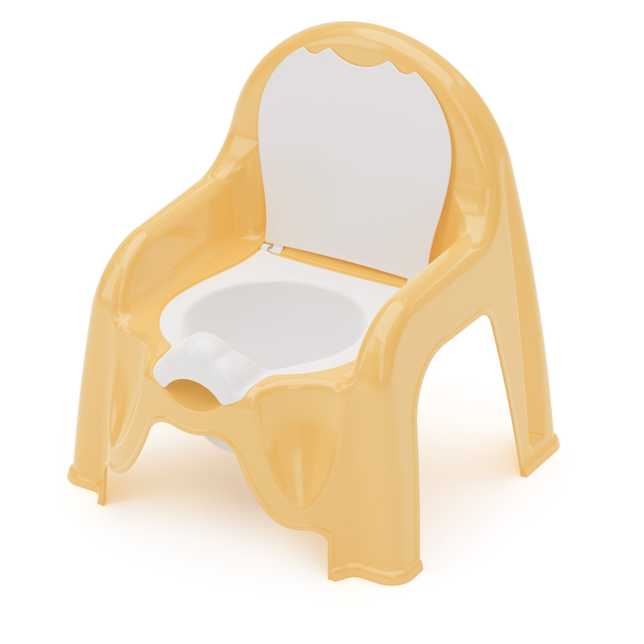 Детский горшок-стульчик, св.жёлтый Альтернатива пласт, фото 1