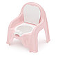 Детский горшок-стульчик, розовый Альтернатива пласт, фото 3