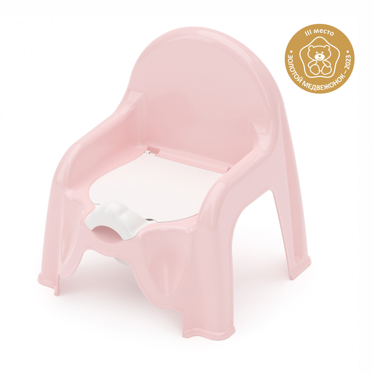 Детский горшок-стульчик, розовый Альтернатива пласт, фото 1